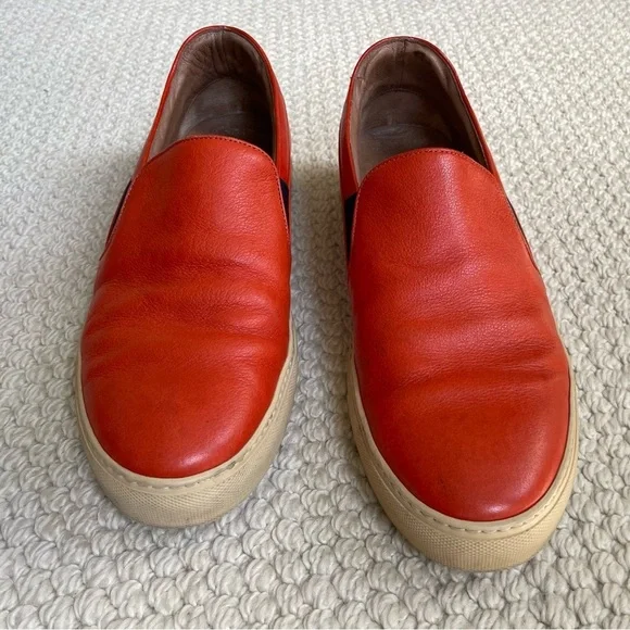 Paul Smith Red Leather Loafers - Picture 4 of 12